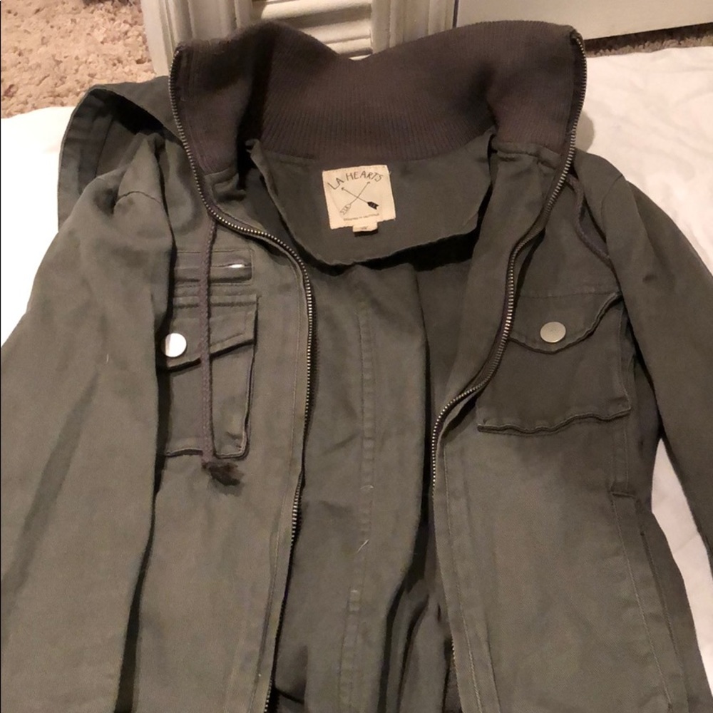 Military hooded jacket